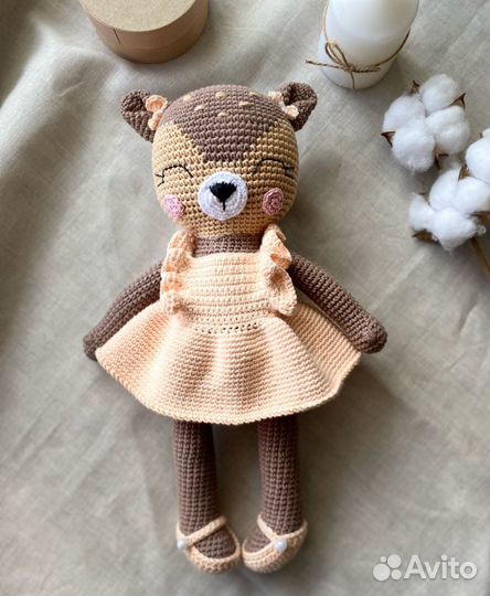 Олененок вязанный