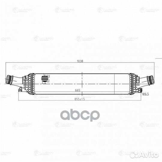 Онв (радиатор интеркулера) для а/м Audi A4