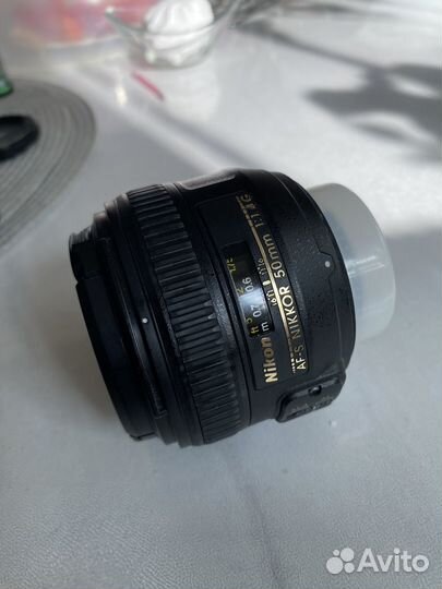 Объектив nikon 50mm 1 4G