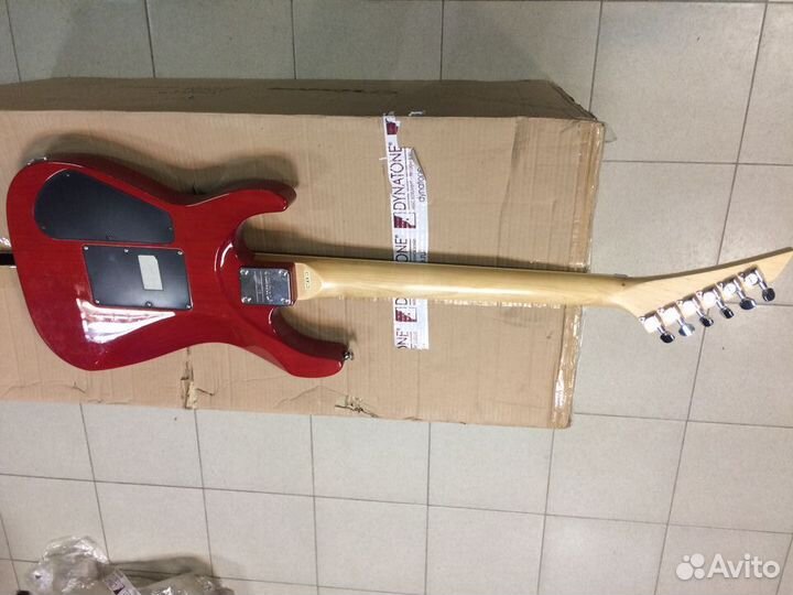 Jackson DK2 Dinky Flame Cherry Burst