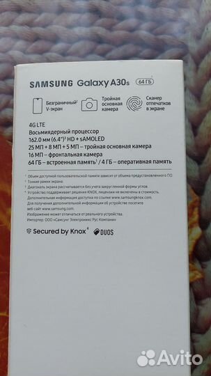 Samsung Galaxy A30, 4/64 ГБ