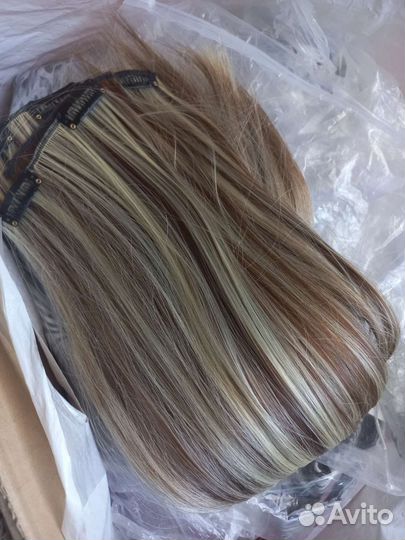 Волосы для наращивания на заколках