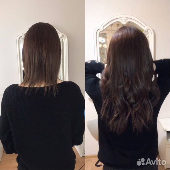 Микрокапсульное наращивание волос