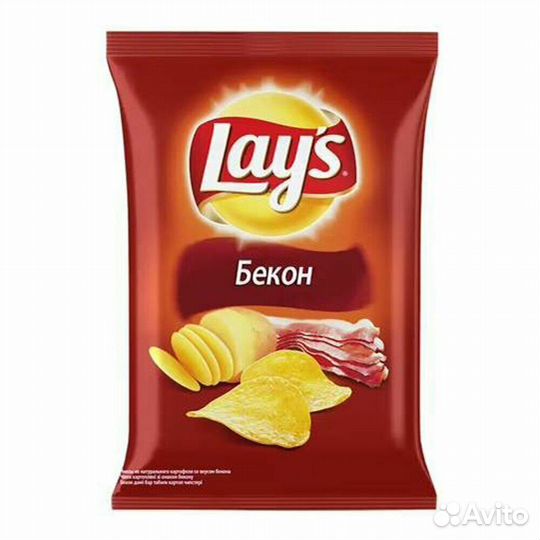 Чипсы картофельные Лейс (lays) Бекон 50г