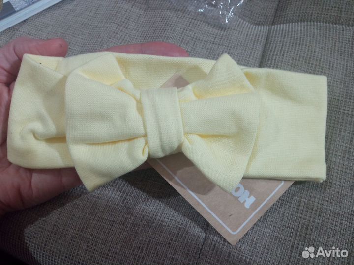 Повязка для волос с бантом 3-8 лет