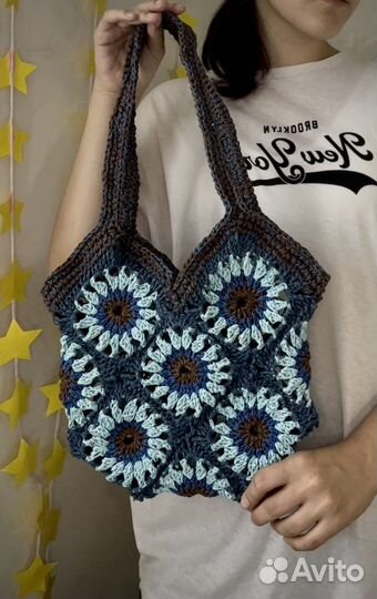 Вязанный шоппер