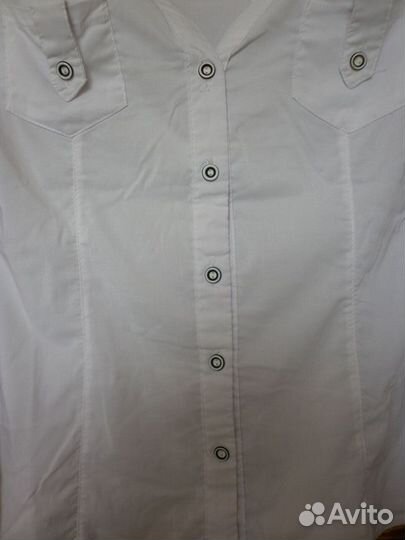 Блузка турецкая белая девушкам 42-44 размера