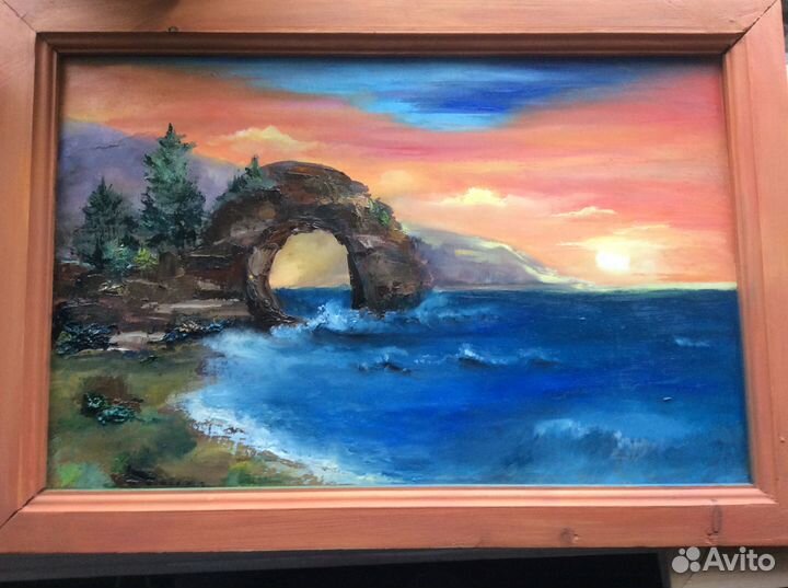 Картина маслом холст