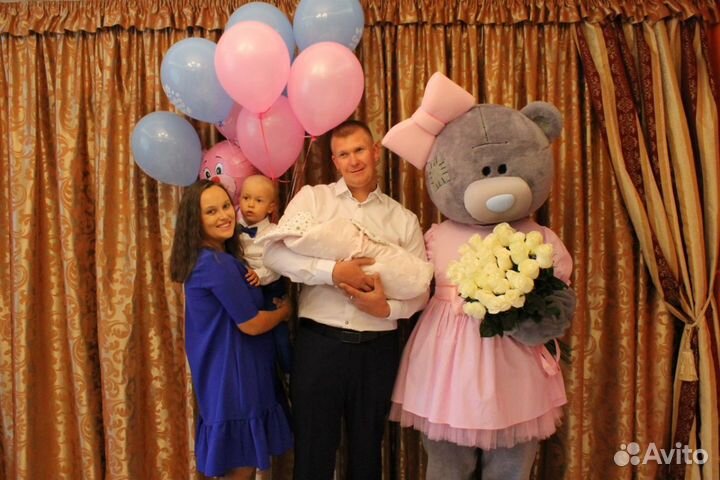 Мишки Тедди и Зайка. Ростовые куклы