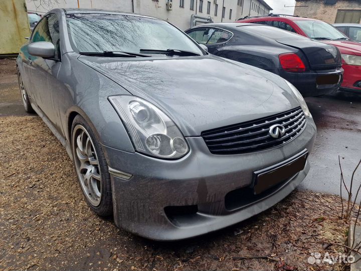Тюнинг передний бампер infiniti G35 coupe