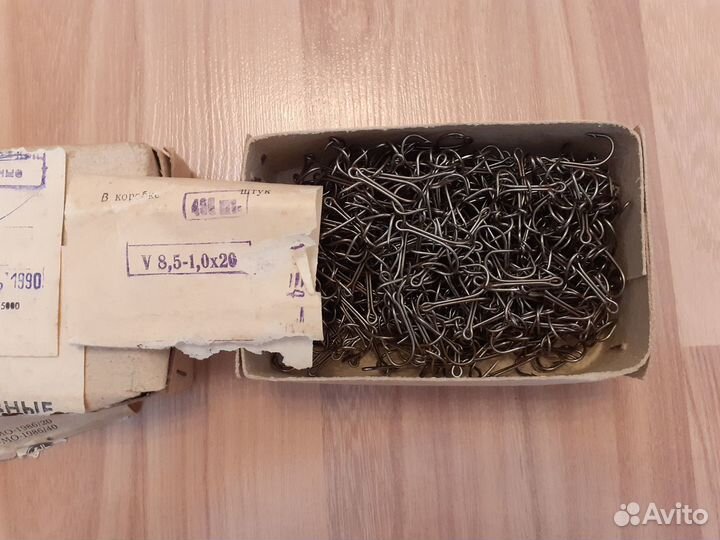 Крючки рыболовные СССР двойники