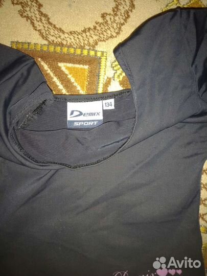 Гимнастический купальник для девочки. 134 рост