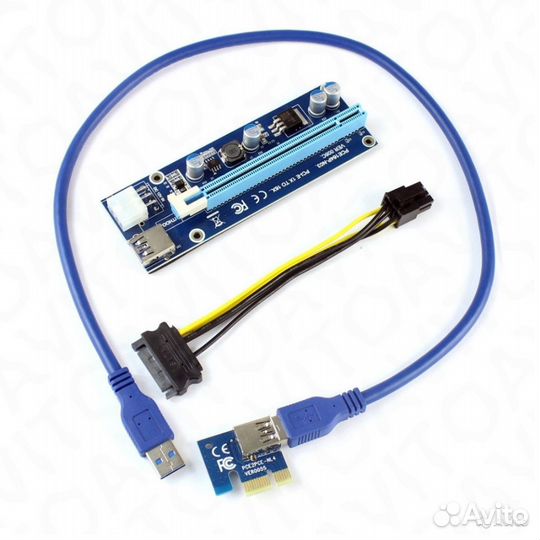 USB Riser (Райзер) PCI-E PCI Express 1x до 16x