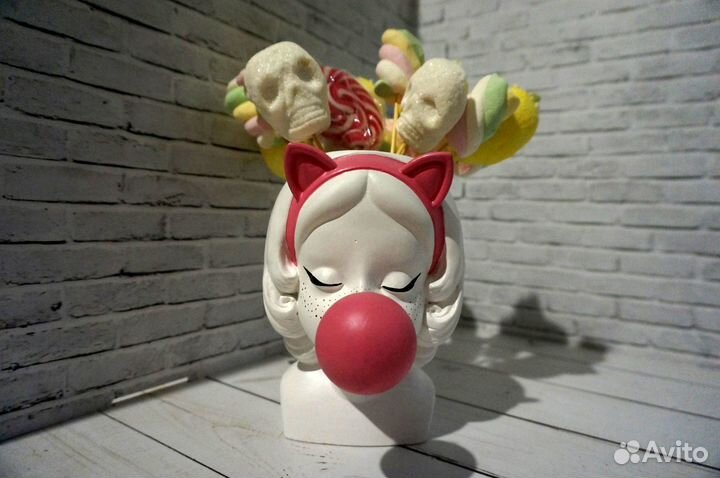 Кашпо aesthetic гипс