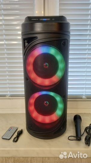 Портативная колонка с микрофоном