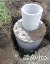 Септик.выгребная яма. Земляные работы