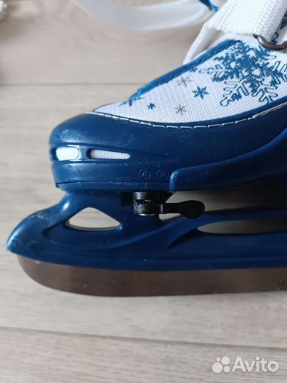 Коньки раздвижные детские размер 30-33