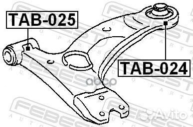 Сайлентблок TAB-024 TAB-024 Febest