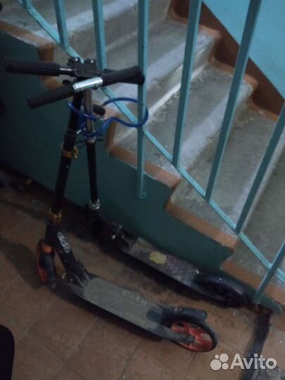Самокат подрастковый с большими колесами