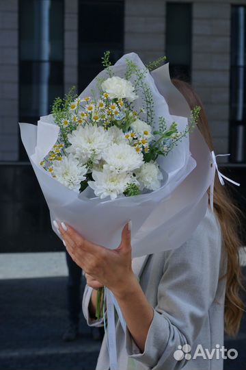 Белый букет