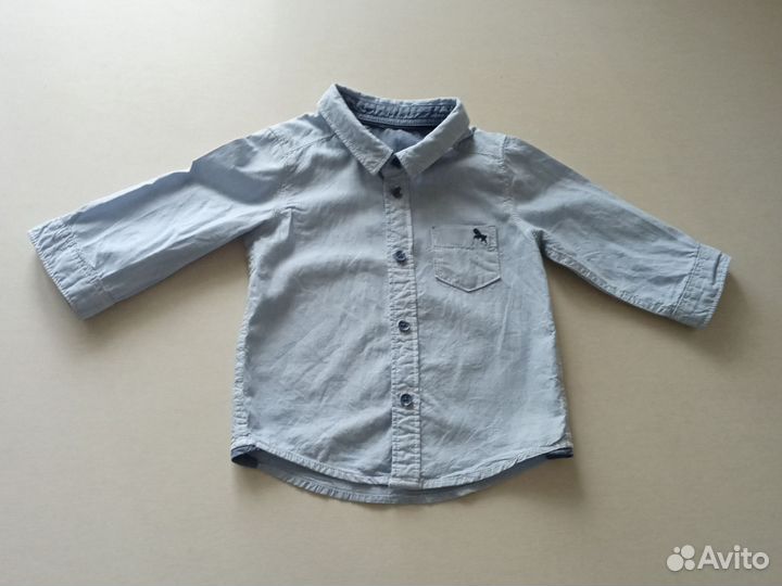 Рубашки на мальчика рост 80 см