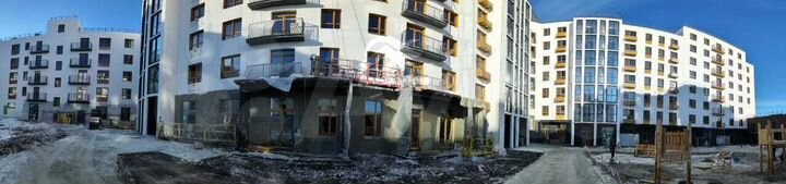 Квартира-студия, 53,5 м², 6/7 эт.