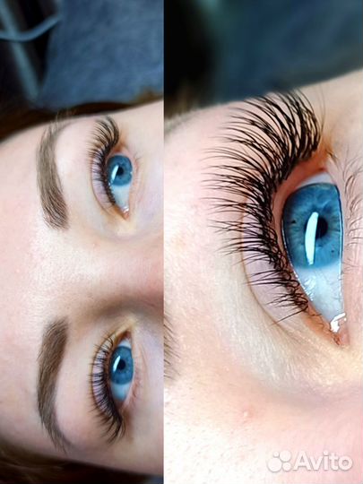 Наращивание ресниц на дому