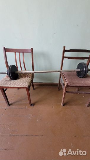 Штанга гриф блины бу