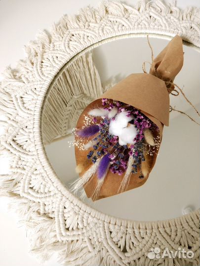 Букетики из сухоцветов