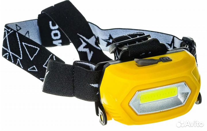 Фонарь налобный аккумуляторный космос Li-Po, 3W