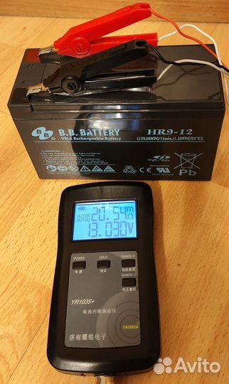 Аккумуляторная батарея B.B. Battery HR9-12 12V 8Ah