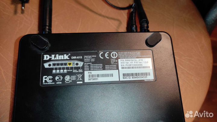 Wifi роутер D-link dir-615