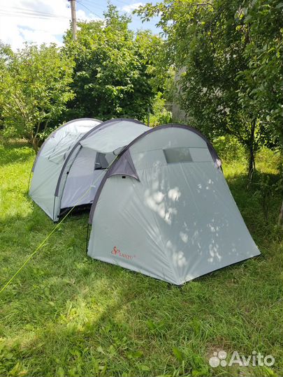 Палатка 4 места с тамбуром новая