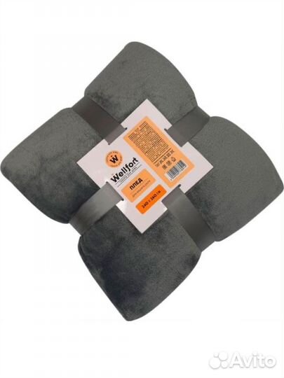 Новый флисовый плед 240*260 см