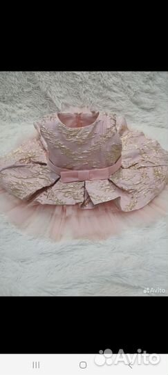 Платье для девочки 74-80