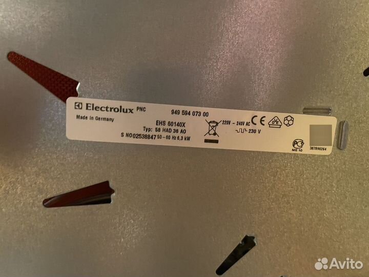 Варочная панель Electrolux EHS 60140X
