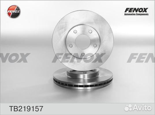 Диск тормозной передний fenox tb219157 для а/м nis