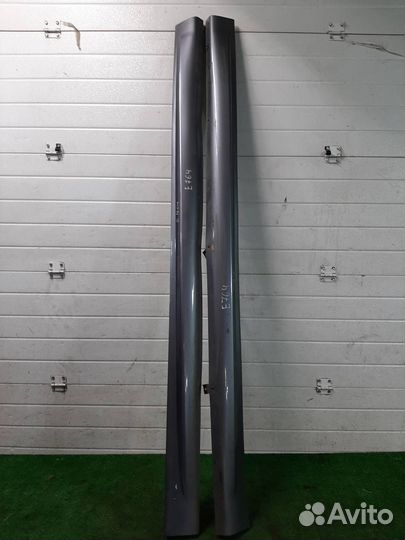 Накладки порогов комплект Opel astra H 2006