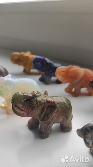 Набор статуэток слонов 11 шт