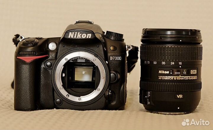 Зеркальный фотоаппарат nikon d7000 c объективом