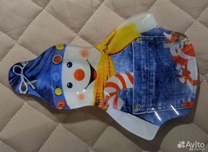 Тарелка новогодняя