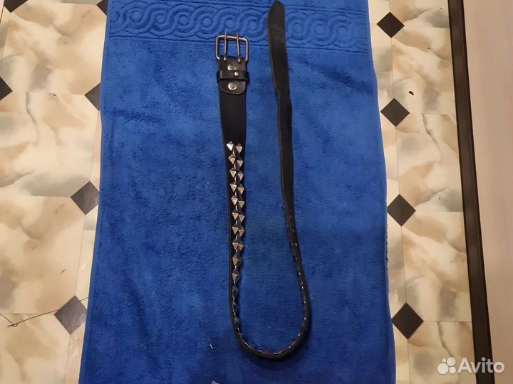 Ремень кожанный 117см