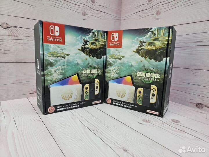 Nintendo Switch oled The Legend of Zelda прошитая