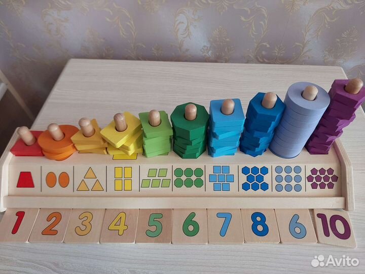 Обучающая игра Melissa&Doug Счёты разложи по цвета