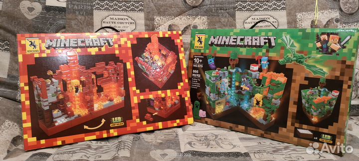 Конструктор lego minecraft крепость