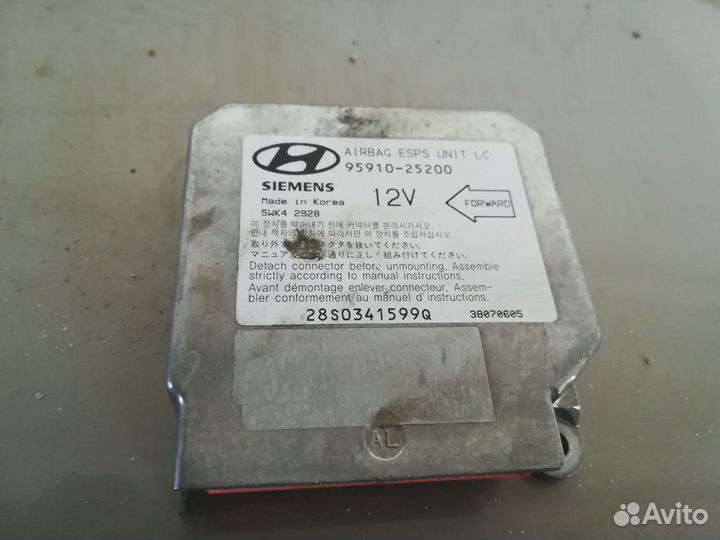 Блок SRS Hyundai Accent