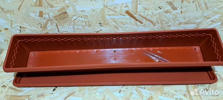 Кашпо) с поддоном для цветов. 100.19.14см