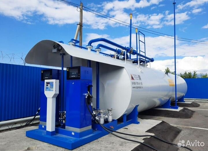 Контейнерная АЗС для заправки своей техники