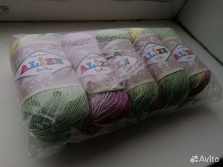 Пряжа alize bella Белла Батик р24