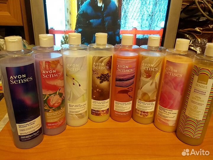 Гель для душа, пена, шампунь avon 500-1000мл